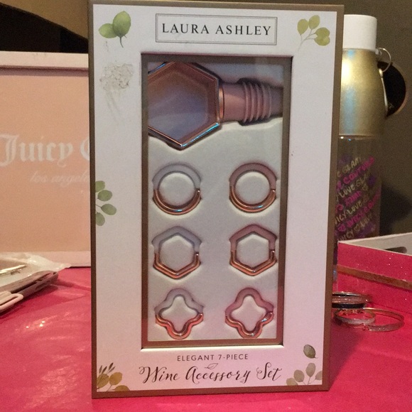 Laura Ashley Accents Envious Laura Ashley Wine Accessory Set Brand